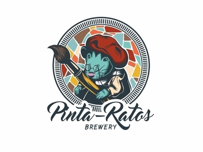 Pinta Ratos Brewery beer design logo