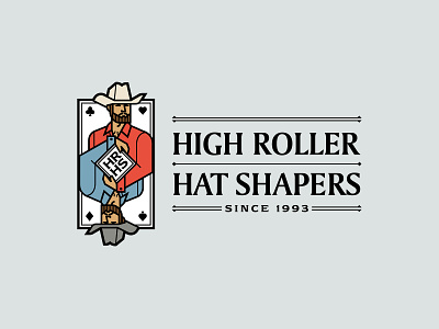 Hat Shapers card casino cowboy cowboy hat logo poker