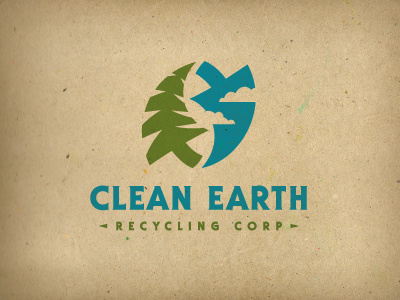 Clean Earth Recycling Corp arrows clean earth logo recycle sky tree