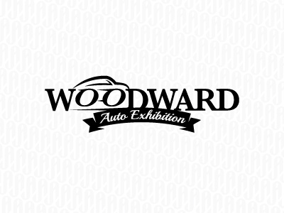 Woodward auto car logo wheels