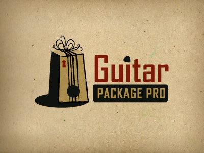 Guitar Package Pro box guitar logo package strings