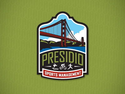 Presidio athletes bay bridge crest goldengate logo sports