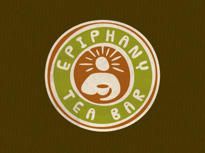 Epiphany enclosure. epiphany logo person tea