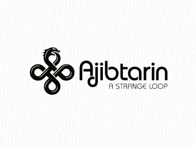 Ajibtarin logo loop ouroboros snake