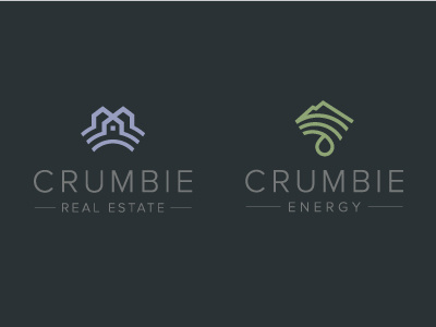 Crumbie ames energy house jerron land logos mountain real estate