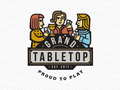 Grand Tabletop ames game jerron logo people play table