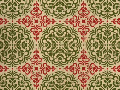 A Floral Pattern christmas flower leaf pattern
