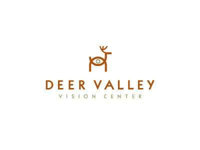 DeerValley deer eye icon logo vision