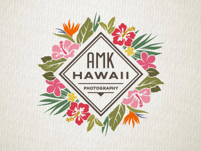 AMK ames enclosure floral flowers hawaii jerron logo nature