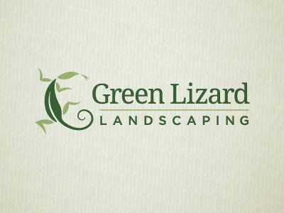 Green Lizard ames animal green jerron leaf lizard logo