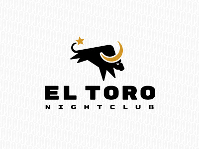 Eltoro bull logo moon star