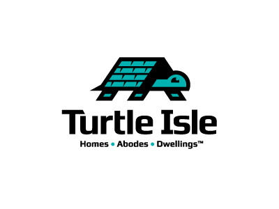 Turtle Isle house logo turtle