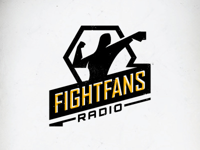 FightFans Radio crest fight logo strong