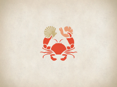 Seafood clam crab food icon seafood shrimp