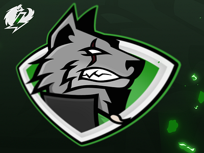 Alfa Mascot Logo art branding design logo mascot logo wolf
