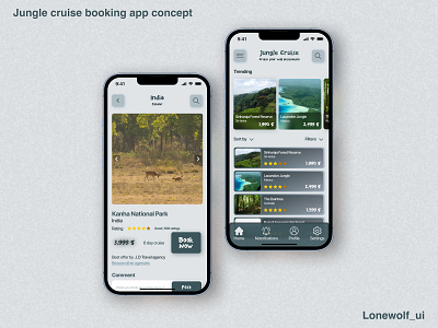 Cruise boking app concept