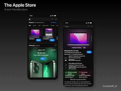 Apple store concept app app design graphic design typography ui ux