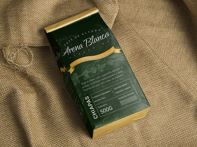 Arena Blanca Coffee branding coffee coffee bean concept logo marketing package package design packaging typography