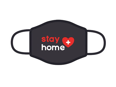 Stay home mask concept covid covid 19 covid19 icon mask simple