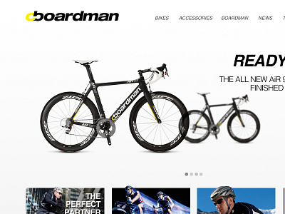 Boardman Homepage boardman clean simple webdesign