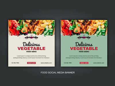 Food Social Media Post design