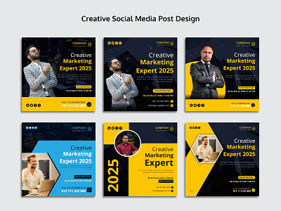 Creative Business Social Media Post Banner Design modern