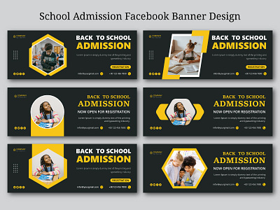 School Admission Banner design