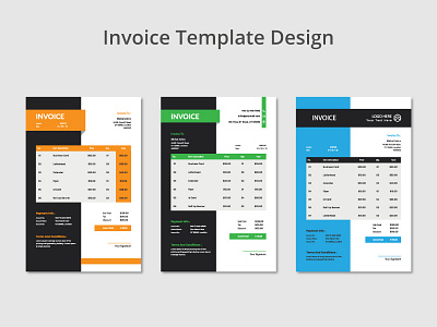 Business Invoice Template Design office