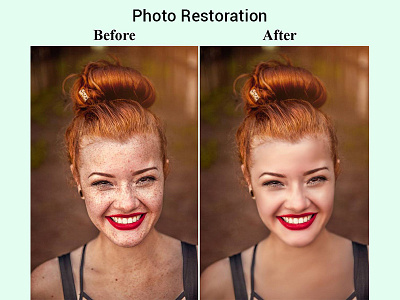 Photo Restoration face retouching image edting photoshop