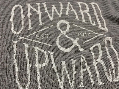 Onward + Upward apparel clothing distress merch onward printing shirt upward vintage