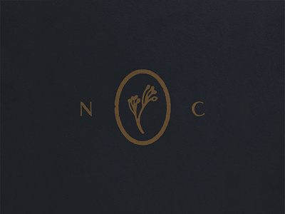 NC carolina floral flower icon label mark nc north packaging symbol