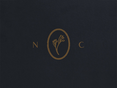 NC carolina floral flower icon label mark nc north packaging symbol