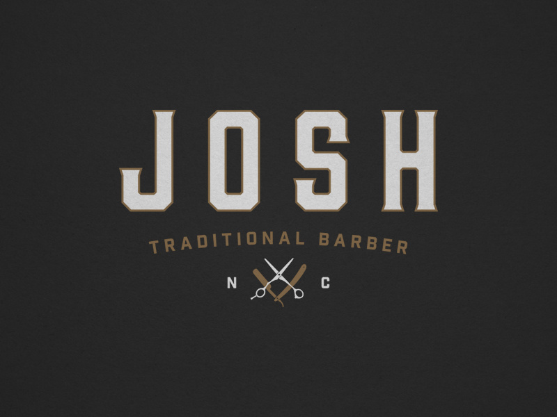 Traditional Barber branding logo barbershop barber traditional