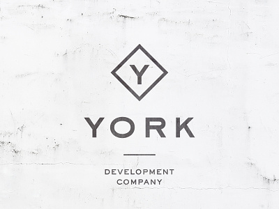 YORK Co branding development identity logo real estate texture y