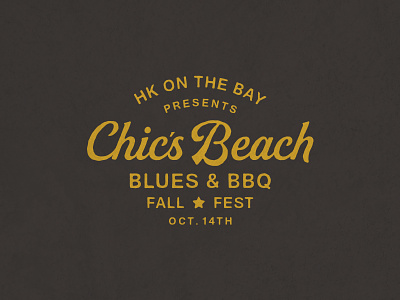 Blues & BBQ bbq beach blues branding festival lettering lockup music southern type