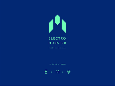 Electro Monster Logo Design brand identity brand identity branding graphic branding design logo logo design