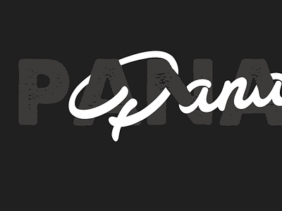 Panache Logo black brand identity branding logo motorcycle white