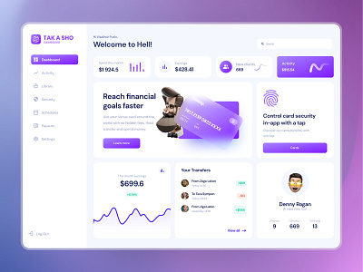 Dashboard Web App for Fun💎 by Zhenya Martynenko on Dribbble