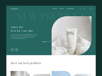 Natural Cosmetic Products - Web Design