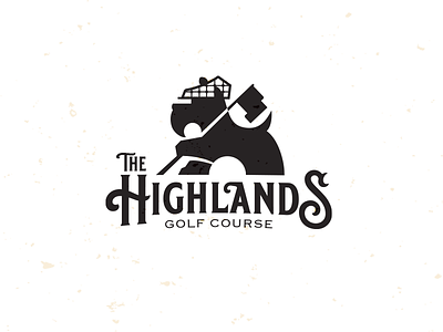 The Highlands GC-drib dog golf golf course logo mascot mikebruner scottish terrier