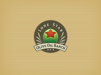 Lone Star crest olive olive oil ranch seal texas