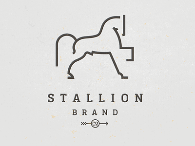 Stallion Brand Co. brand bruner design horse illustration logo mark mike stallion