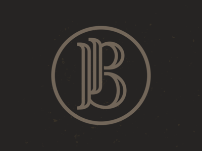 PB b bruner design icon logo mike p photographer photography seal type