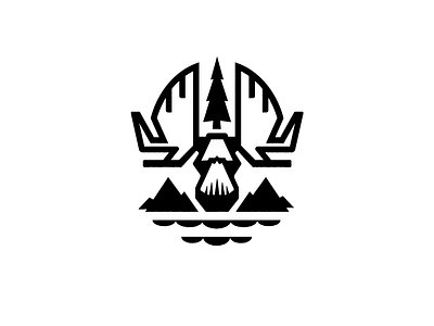 Moose 2020 Drib explore illustration lake mikebruner moose mountains wilderness