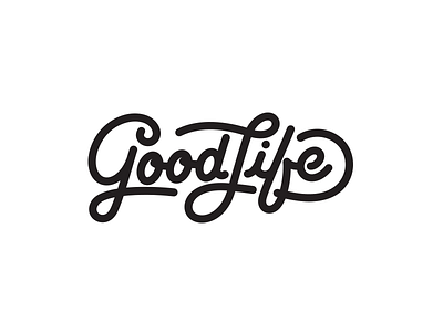 Good Life 1 bruner design logo mike type typography wordmark