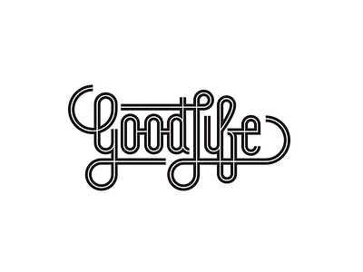 Good Life_2 bruner design logo mike type typography wordmark