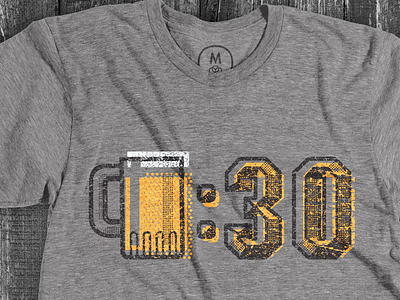 Beer 30ty on Cotton Bureau beer bruner design drink enjoy graphic illustration mike t shirt