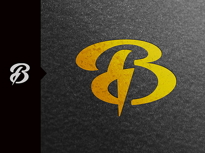 B-bolt b bolt energy graphic icon logo mikebruner power