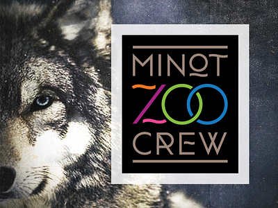 Minot Zoo Crew bruner design graphic logo mike type zoo