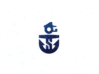 Sea Salt 3 anchor bruner captain design icon illustration logo mike sea salt